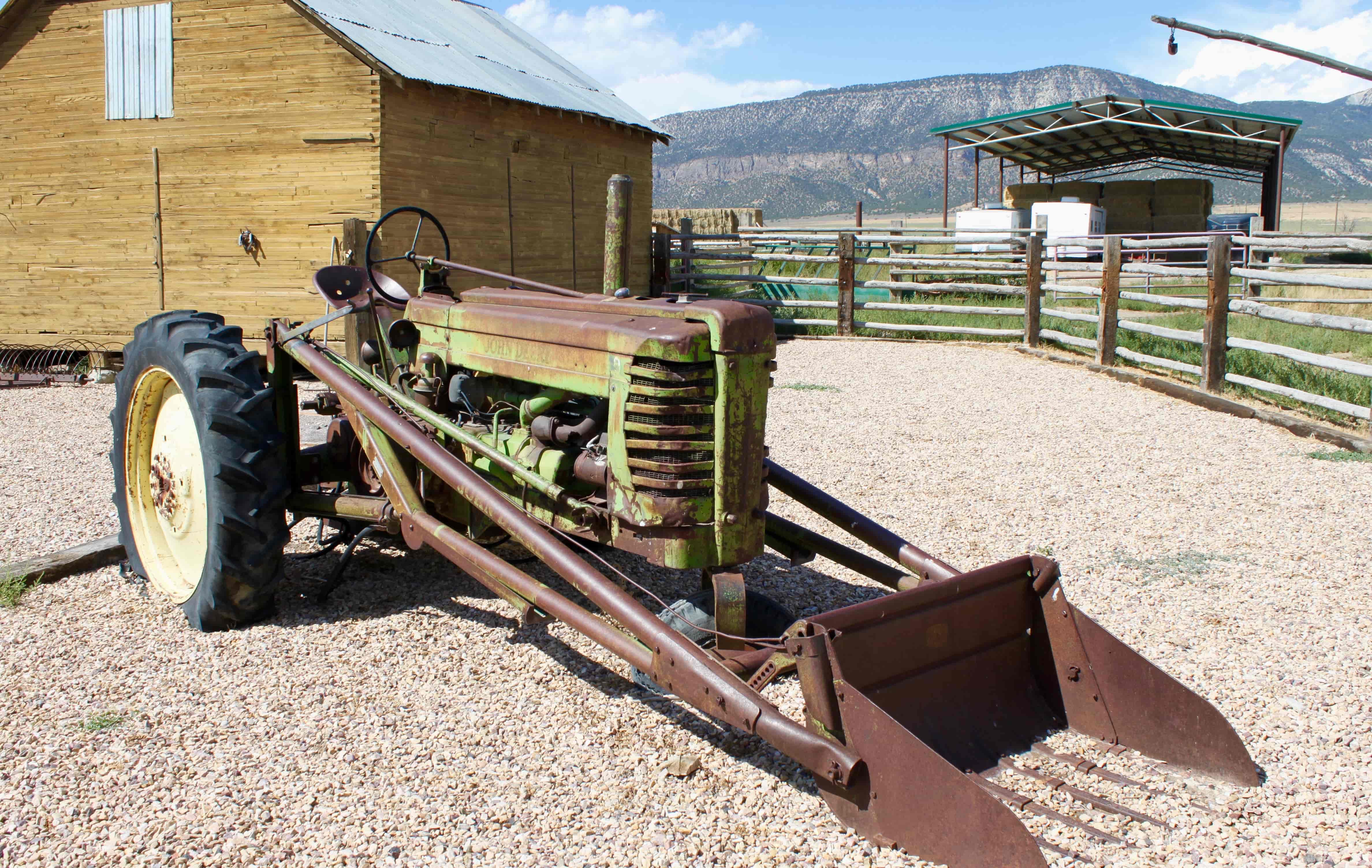 Historic John Deere tractor